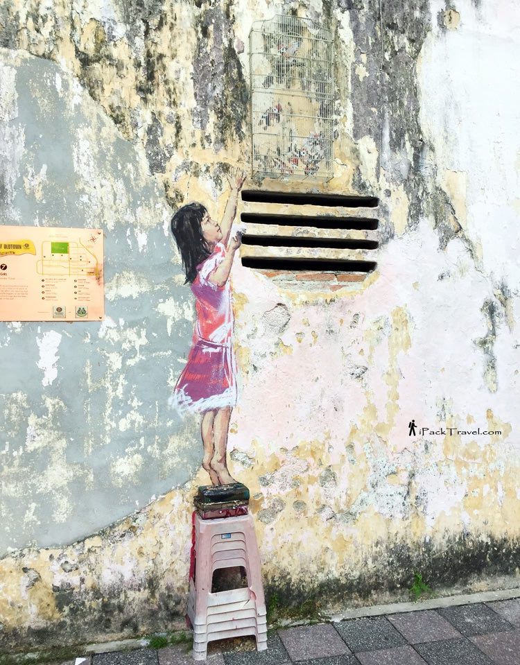 "Art of OldTown" Mural: Girl
