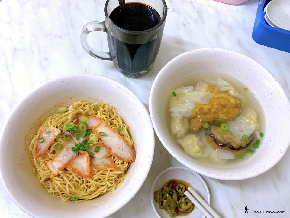 Jie Sheng Mee Soup (笙记云吞面之家): Traditional Wanton Noodle (云吞面) with yong tau foo
