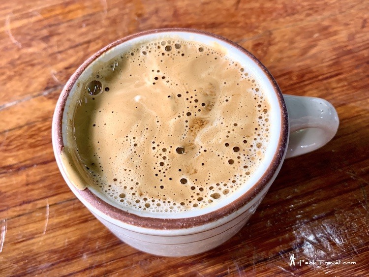 Hon Kee Cafe (汉记手打咖啡): Hot Hand Beaten Sweet Coffee (热手打咖啡)