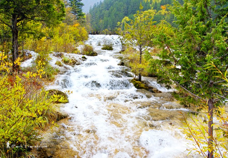 Jiuzhai Valley (九寨沟): Pearl Shoals (珍珠滩)
