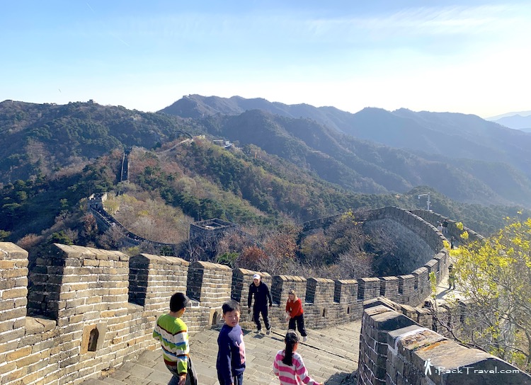 Mutianyu Great Wall (慕田峪长城): View of Towers 9 to 6