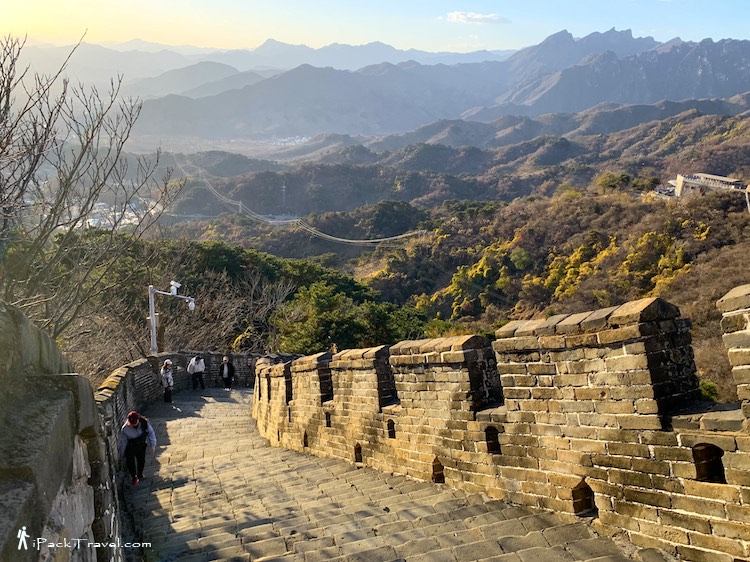 Mutianyu Great Wall (慕田峪长城): Landscape view of Mutianyu