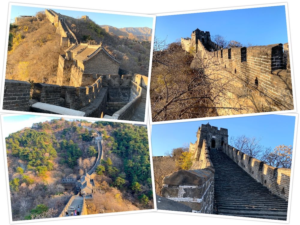 Mutianyu Great Wall (慕田峪长城): Beautiful views at sunset