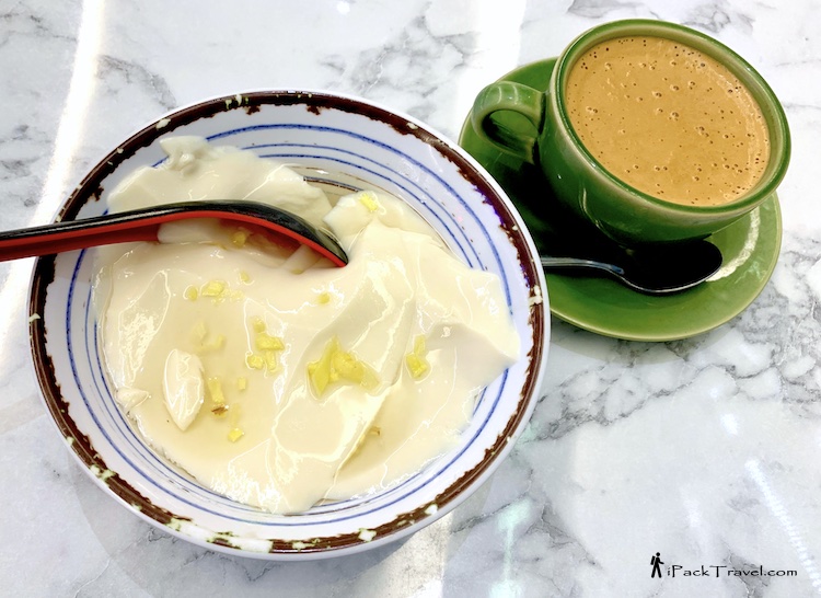 Nam Heong Ipoh (南香): Ipoh white coffee & Ipoh Tau Fu Fah with ginger and sugar