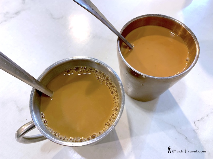 Nathan Cafe (弥敦冰室): Milk coffee and silky milk tea