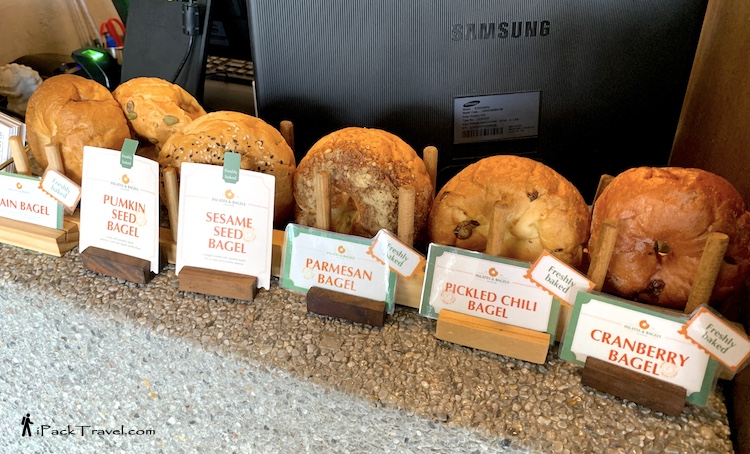 Palates & Bagels by T.A.M.: Different flavours of bagels