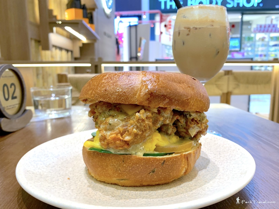 Palates & Bagels by T.A.M.: Spicy Butter Milk Chicken Bagel