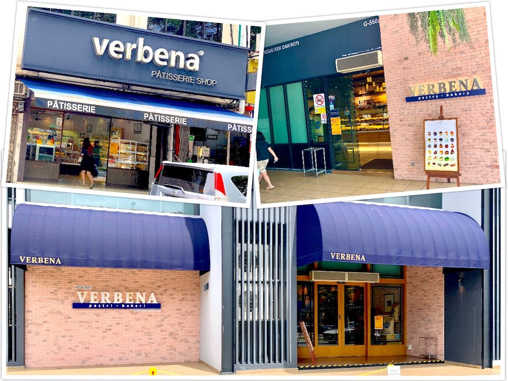 Verbena Patisserie Shop @ Taman Sri Kulai Baru, Verbena Pastry & Bakery @ Sutera Mall & Bukit Indah