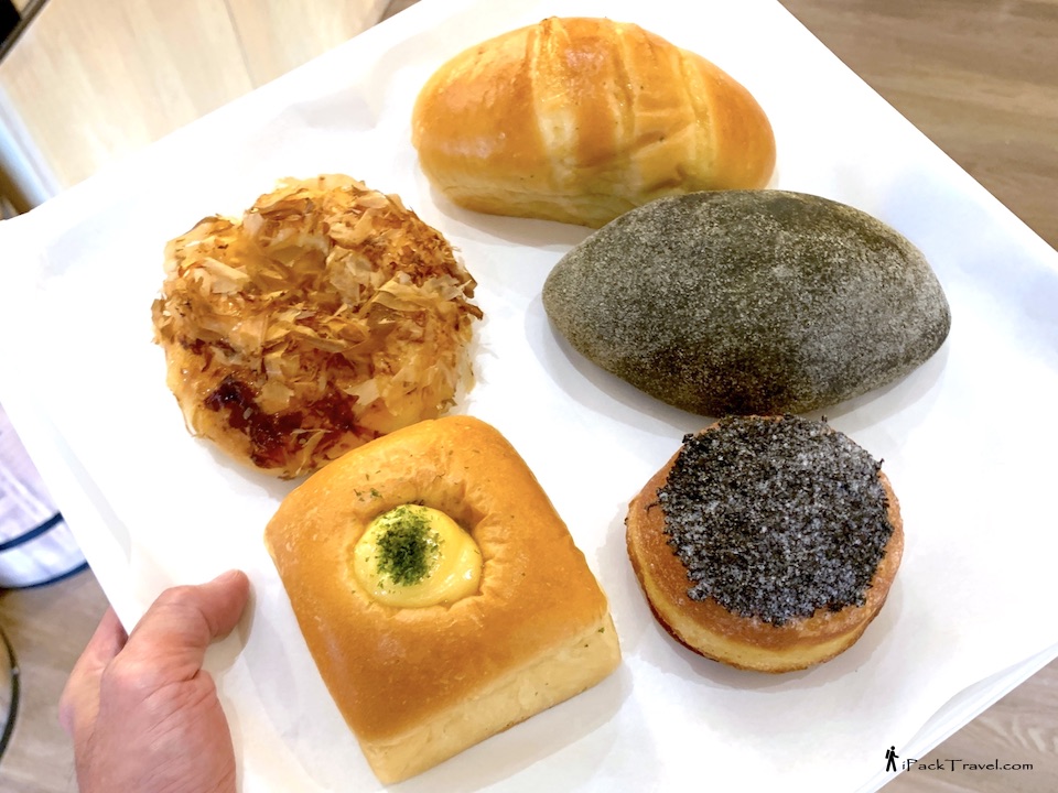 Verbena Pastry & Bakery: Black Pepper Chicken Bun, Sweet Potato Bread, Petit Paris, Sardine Bun and Japanese Bonito Bun