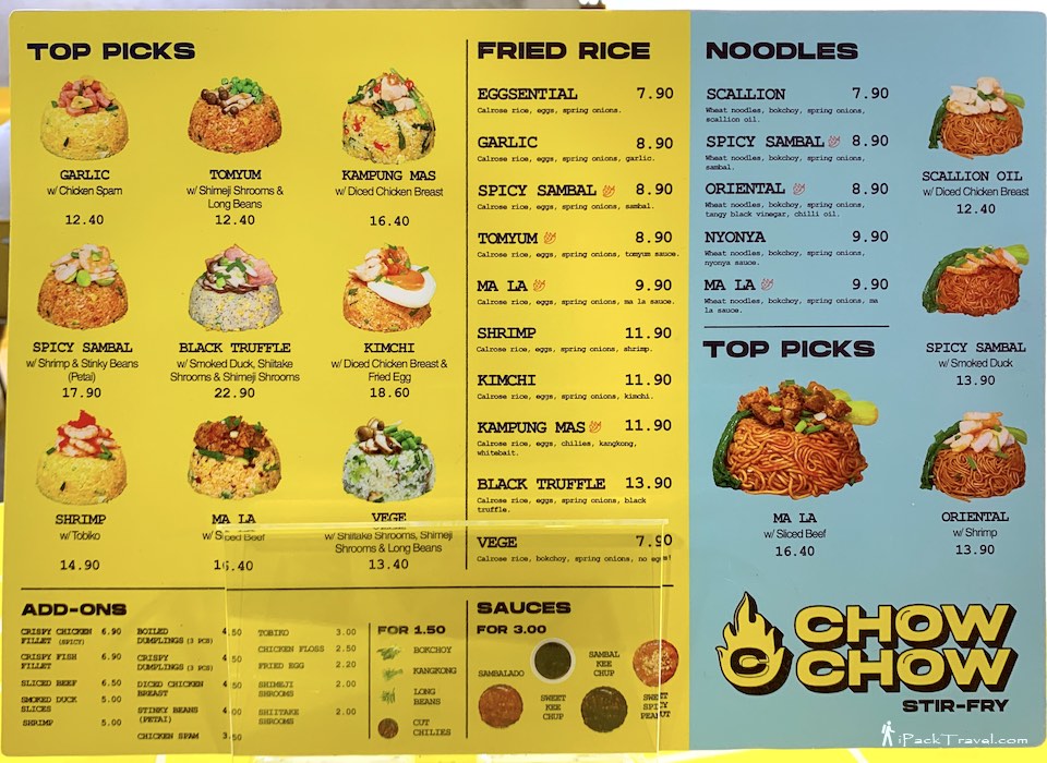 Chow Chow Stir-Fry: Menu