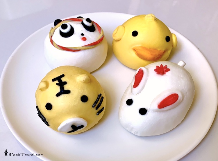 Dough Magic (扑面而来): Panda bao, tiger bao, duck bao and rabbit bao.