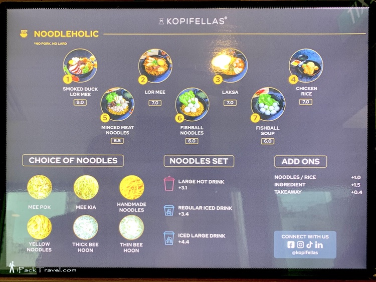 Kopifellas Cafe: Menu
