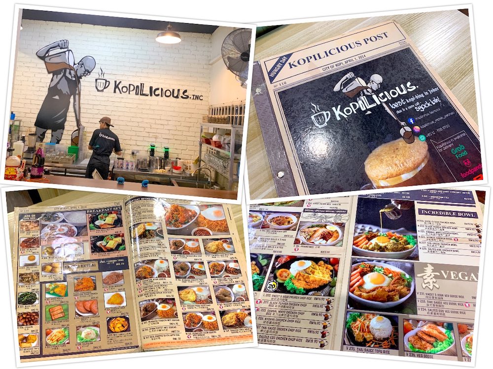 Kopilicious: Menu