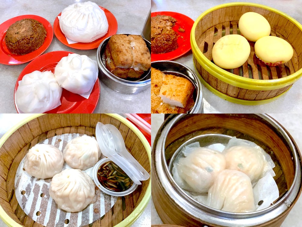 Lai Ji Pau & Dim Sum (来记包点心): Steamed buns, glutinous rice, fried radish cake, custard buns, meat dumplings, prawn dumplings
