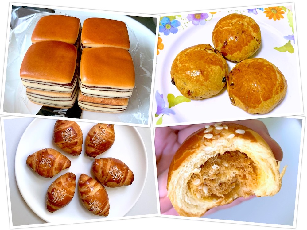 Moonlight Cake House: Marble Cake, Cranberry Raisin Scone and Moonlight Chicken Floss