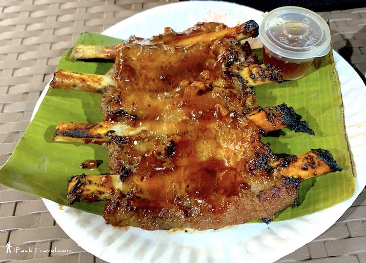 The Barracks: Grilled pork ribs