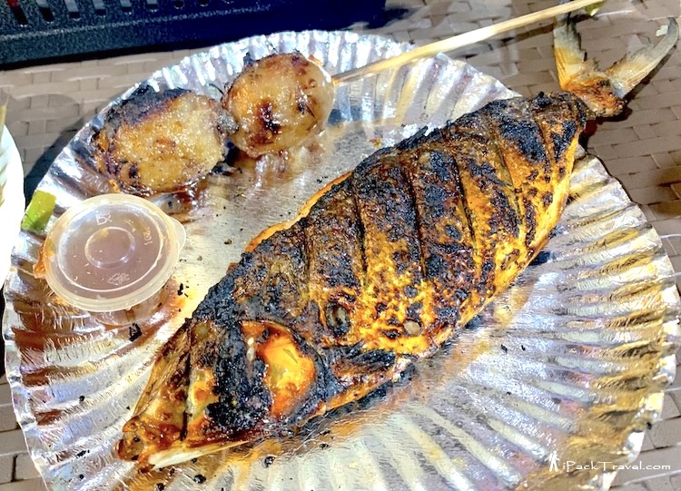 The Barracks: Grilled fish and chorizo de Cebu