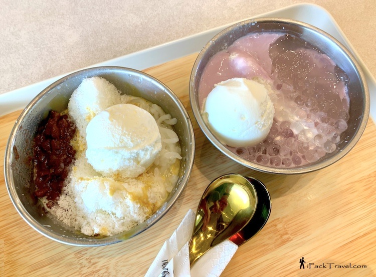 Three Little Coconut: Coconut Cendol (椰子煎蕊) and Orh Nee Sago (芋泥西米露)
