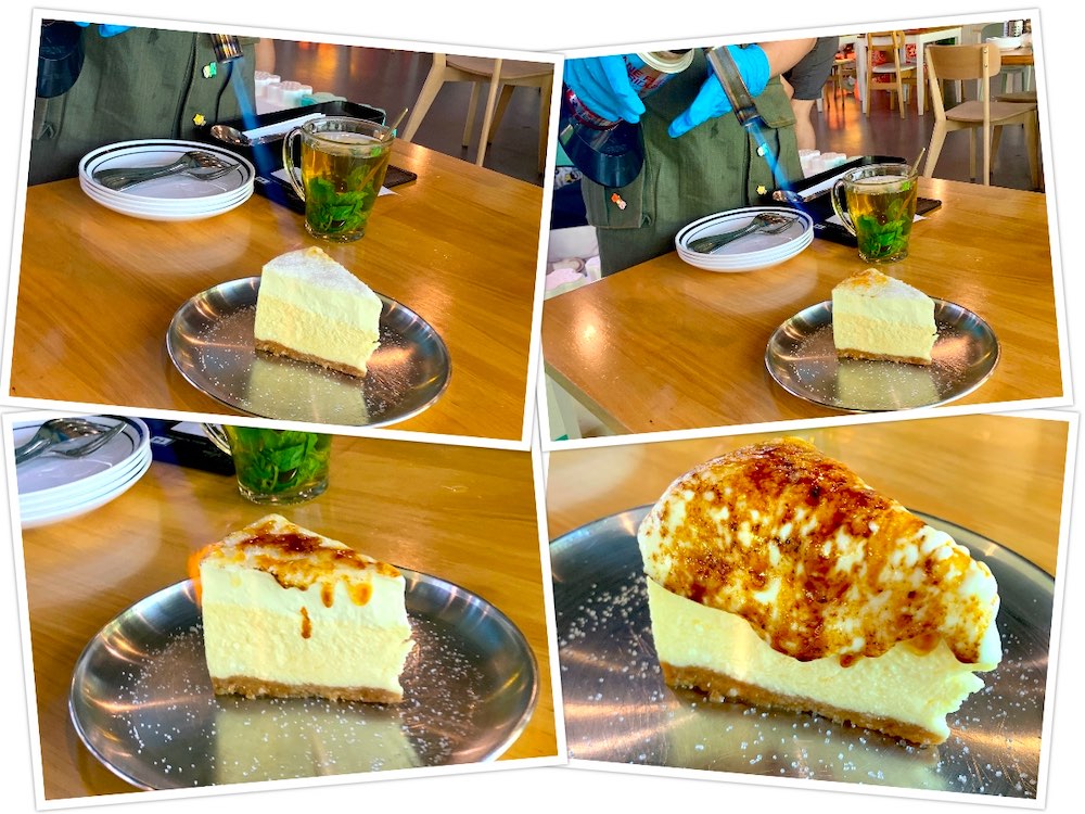 Whisk & Paddle Cafe: Brulee Cheesecake