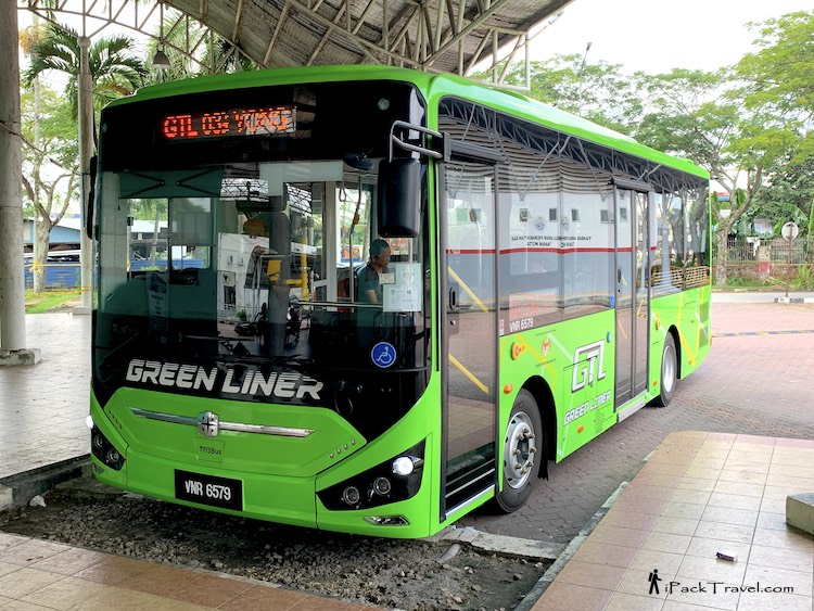 Johor Buses: Green Transit Liner GTL 03