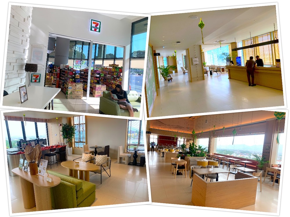 Cititel Express Ipoh: 7-Eleven, hotel reception, lounge with coffee bar and dining area