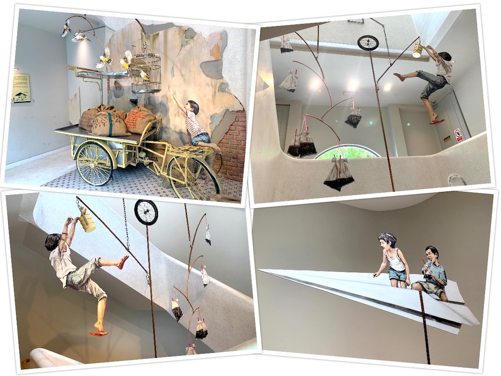 OldTown White Coffee Experience Centre: 3D murals by Ernest Zacharevic