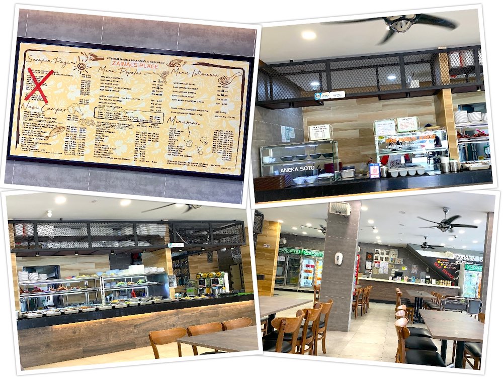 Zainal's Place: Interior like food court
