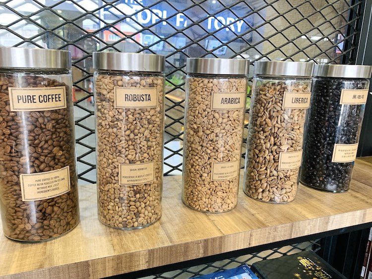 Arabica, Robusta, Liberica & Black Coffee Beans