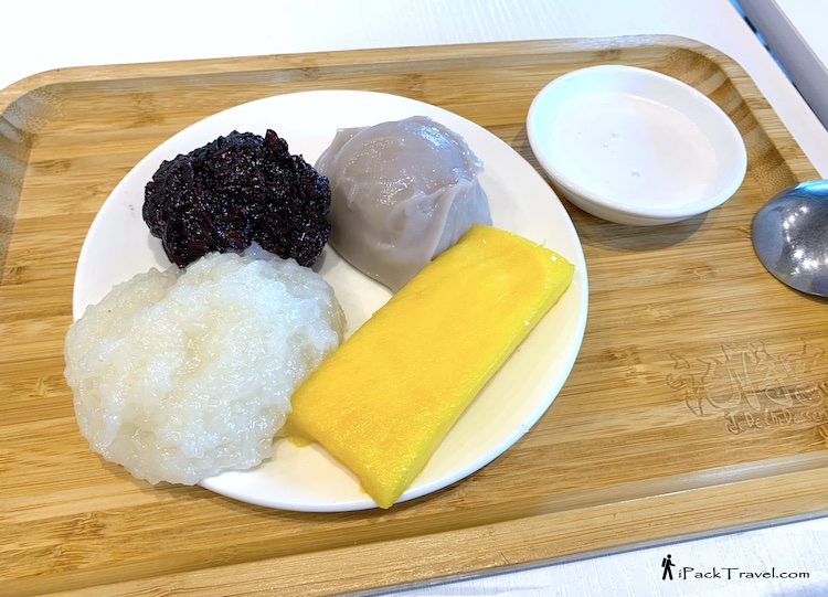 Ji De Chi Dessert (记得吃甜品): Mango Yam Sticky Rice (芒果芋香糯米饭)