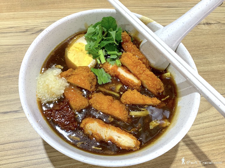 Jue Yan Lor Mee (觉彦卤面): Mala Chicken Cutlet Lor Mee (麻辣鸡扒卤面)
