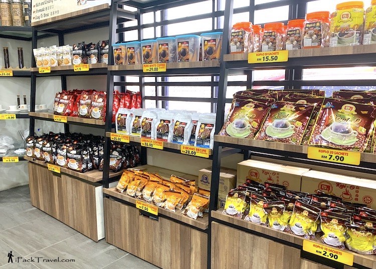 Kluang Coffee Powder Factory (居銮咖啡): Retail section