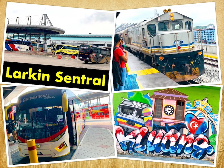 Johor Bus / Train: To Kluang District in Johor (柔佛.居銮)