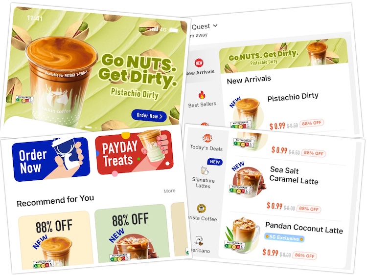 Luckin Coffee (瑞辛咖啡): App & promotions