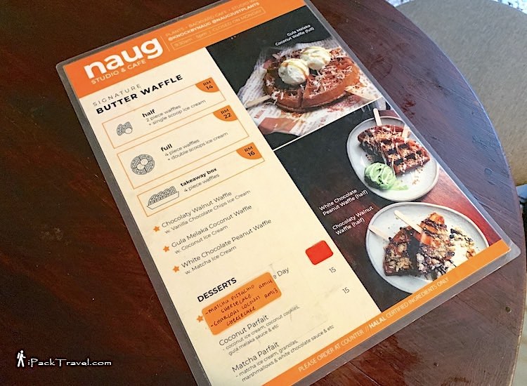 Naug Cafe: Menu