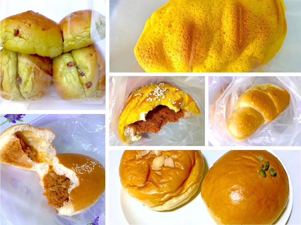 Salt Bakes: Different types of buns