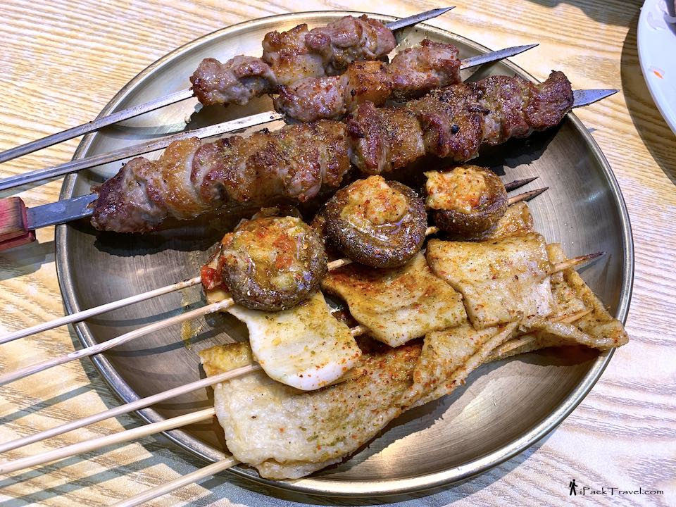 Uncle From Xinjiang (北疆大叔): Mutton Skewers (新疆古法羊肉串 + 大叔招牌一把盐烤肉) and more
