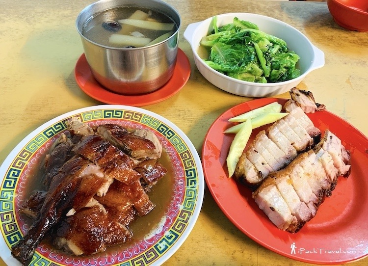 Restoran Ya Wang (鸭皇药材烧腊大王): Roasted duck & roasted pork meal