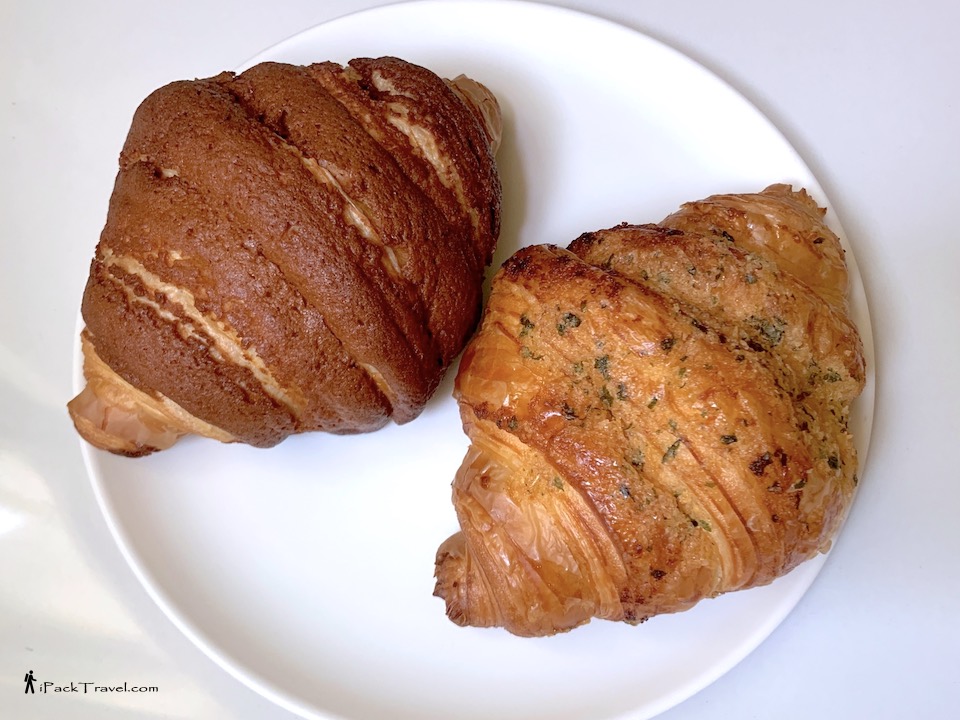 iBread: Coffee Croissant and Garlic Croissant
