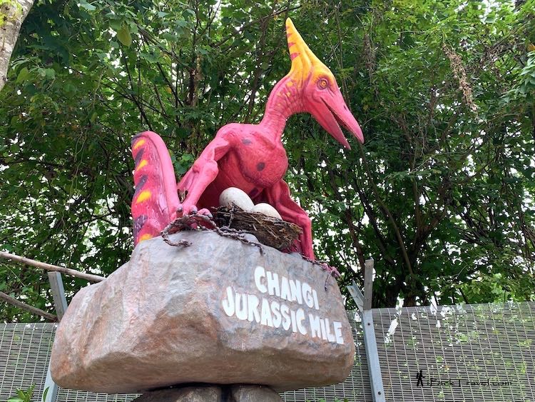 Changi Jurassic Mile: Pterodactyl at north entrance