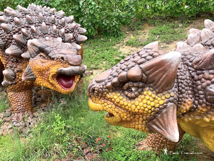 Changi Jurassic Mile: Two ankylosaurus