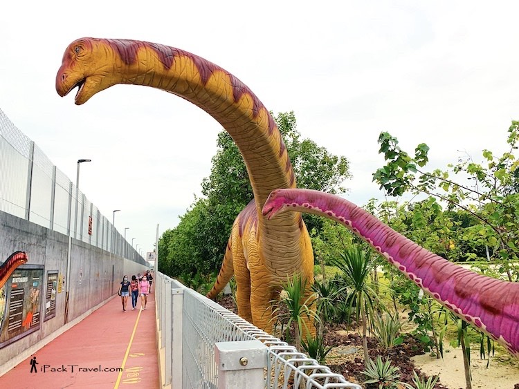 Changi Jurassic Mile: 2 apatosaurus