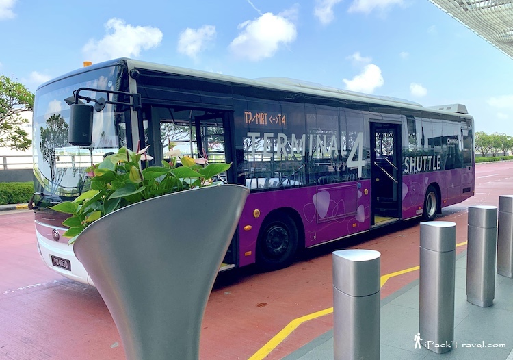Free shuttle bus to Changi Terminal 4