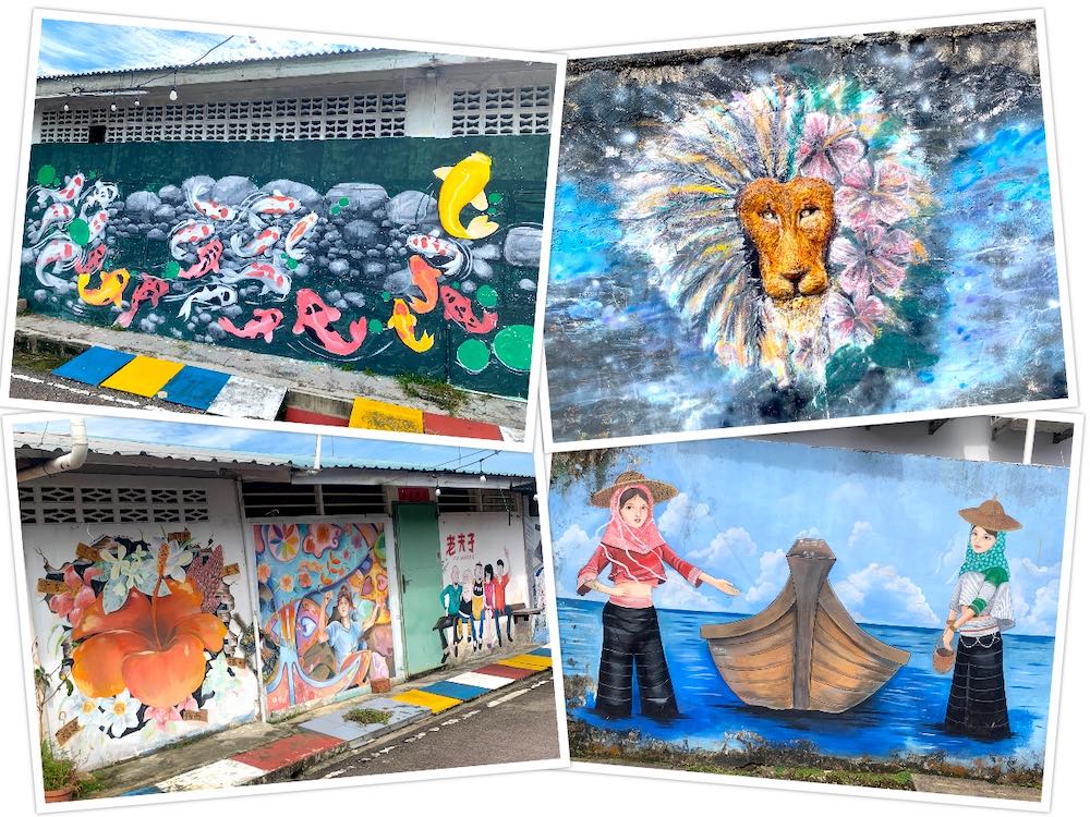 "Let's Art at Sawit" Mural Street @ Kelapa Sawit (加拉巴沙威.壁画街): Murals