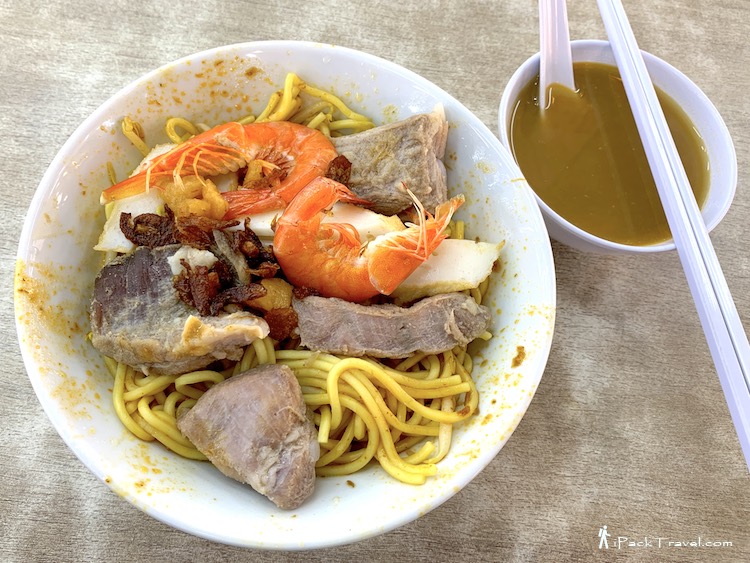 Lao San Prawn Noodles (老三虾面): Pork Rib Prawn Noodle (肉骨虾面)