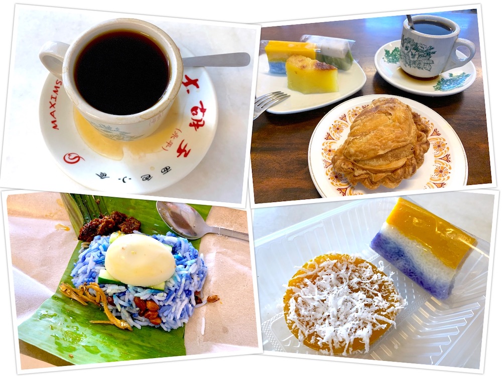 Maxims Snack Shoppe (大胡子面包小食): Kopi, nasi lemak, curry puffs and other snacks