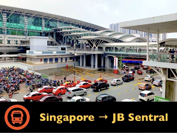 Singapore-Johor Bus: Singapore to Johor Bahru Checkpoint / JB Sentral / JB City Square