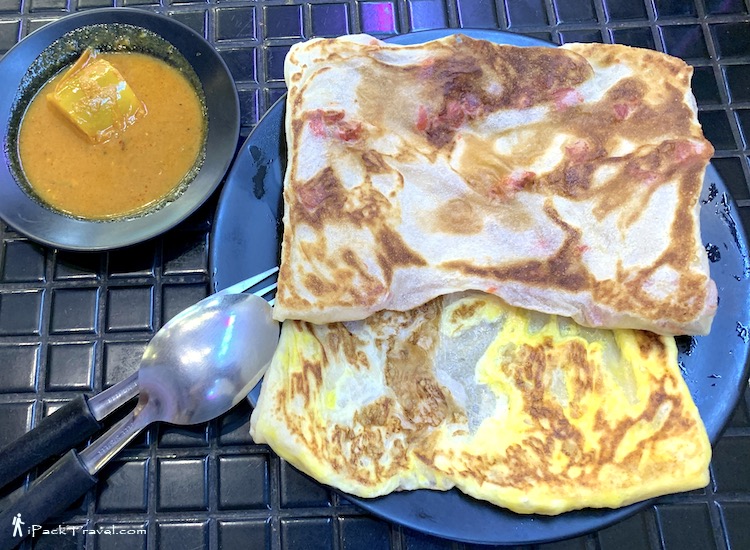 Srisun Express: Egg Onion Prata and Hotdog Chicken Prata